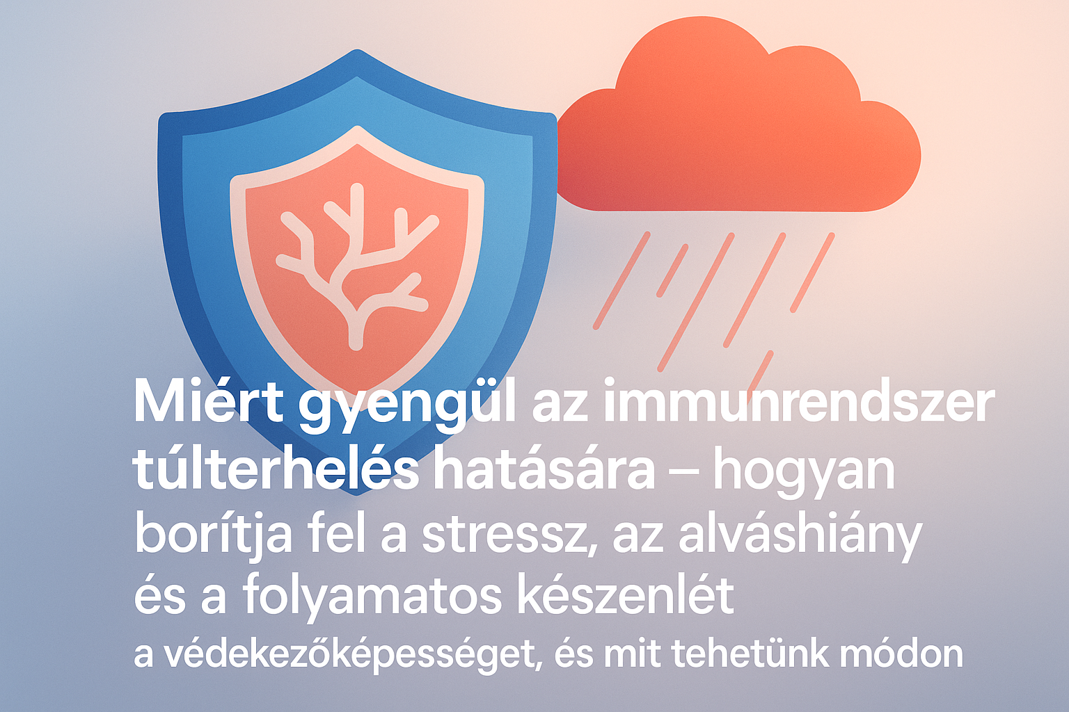 Miért gyengül az immunrendszer túlterhelés hatására — hogyan borítja fel a stressz, az alváshiány és a folyamatos készenlét a védekezőképességet, és mit tehetünk természetes módon